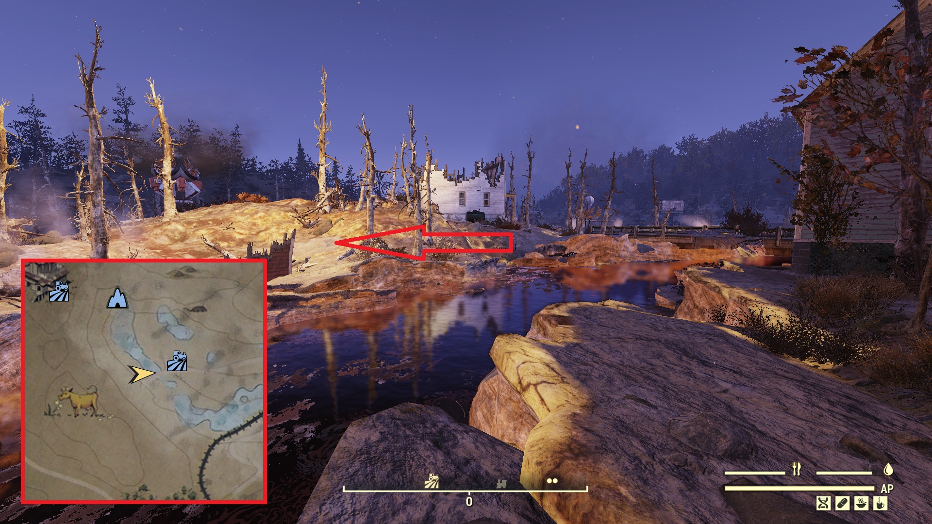 Fallout 76 Treasure Map Locations - Toxic Valley 01 - 13FB6B9