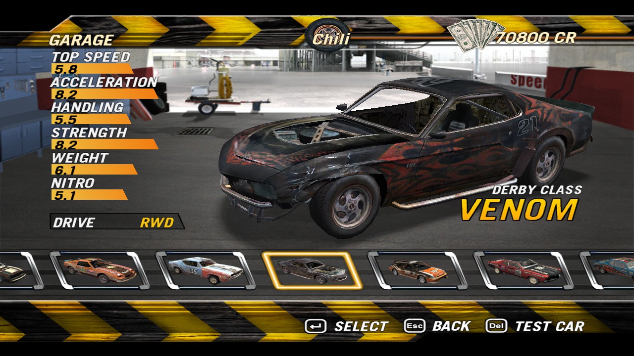 FlatOut 2 Best Car to Use in Game Suggestion - Derby Class - 0FA68B3