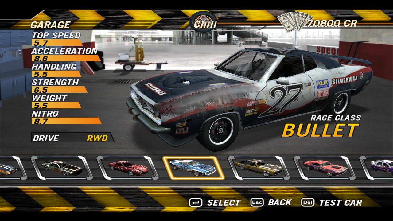 FlatOut 2 Best Car to Use in Game Suggestion - Race Class - 658ACE0