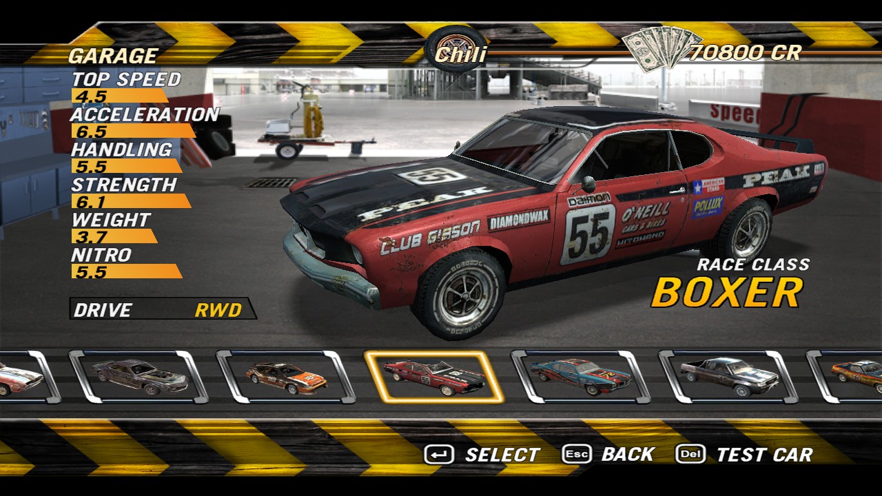 FlatOut 2 Best Car to Use in Game Suggestion - Race Class - 6BB8E95