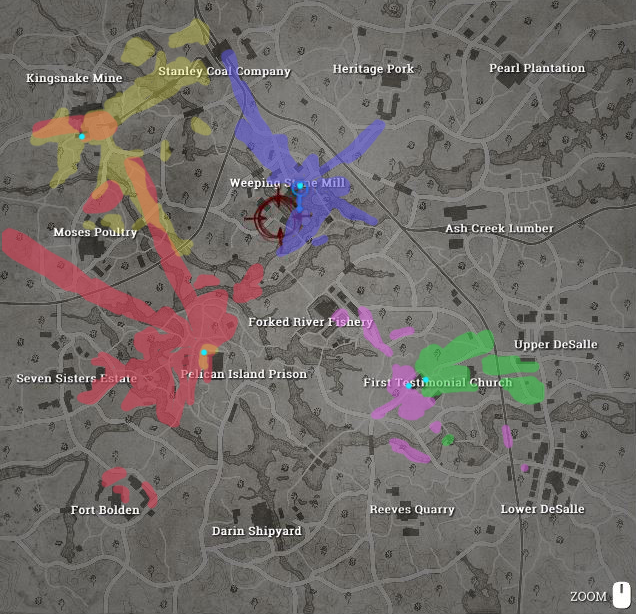 Hunt: Showdown Desalle Sniper Sightlines Map - The Map