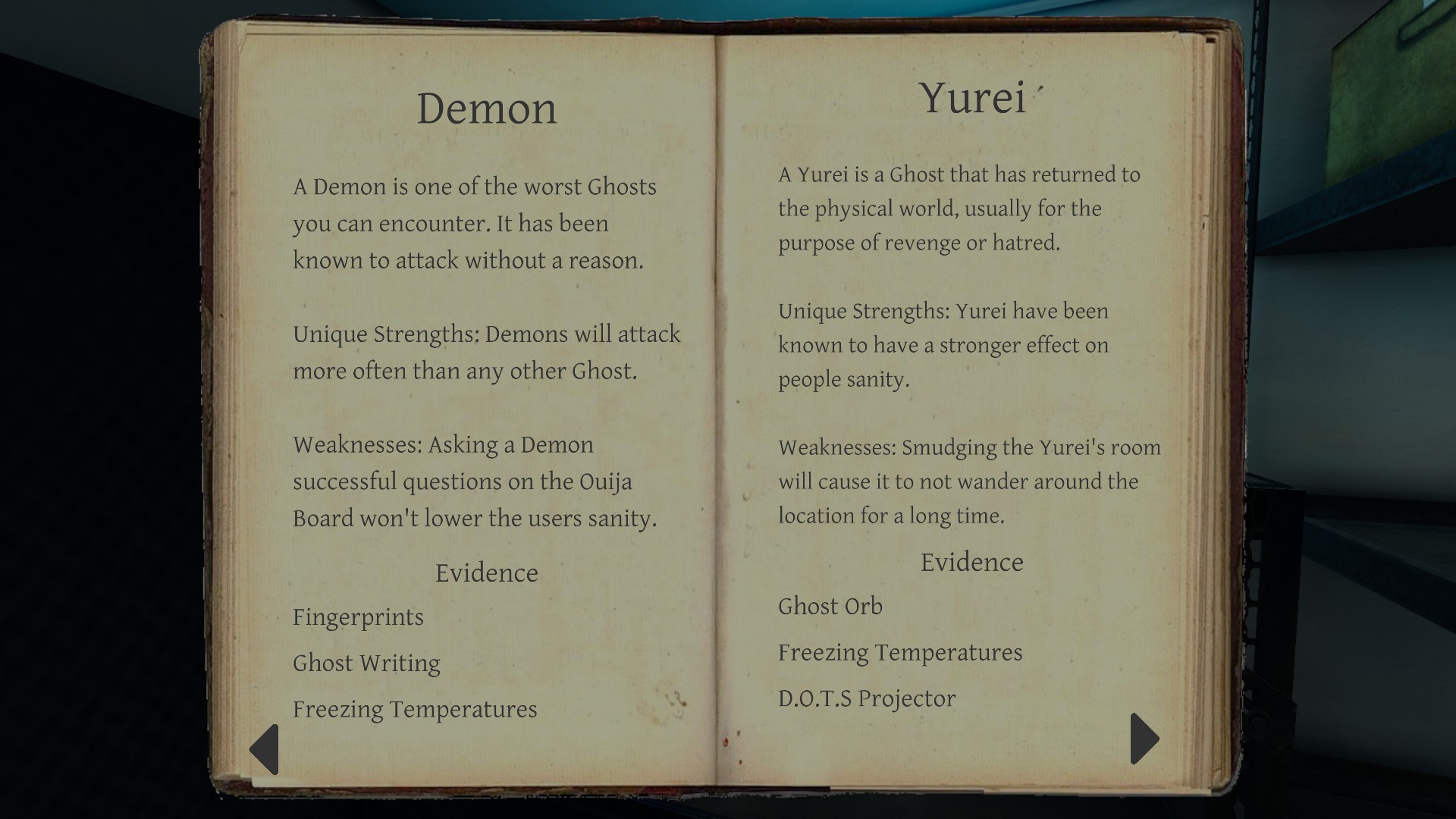Phasmophobia List of New Ghosts in Game - All Evidence and Questions for Ghost Guide - Demon - Yurei - 69D1095