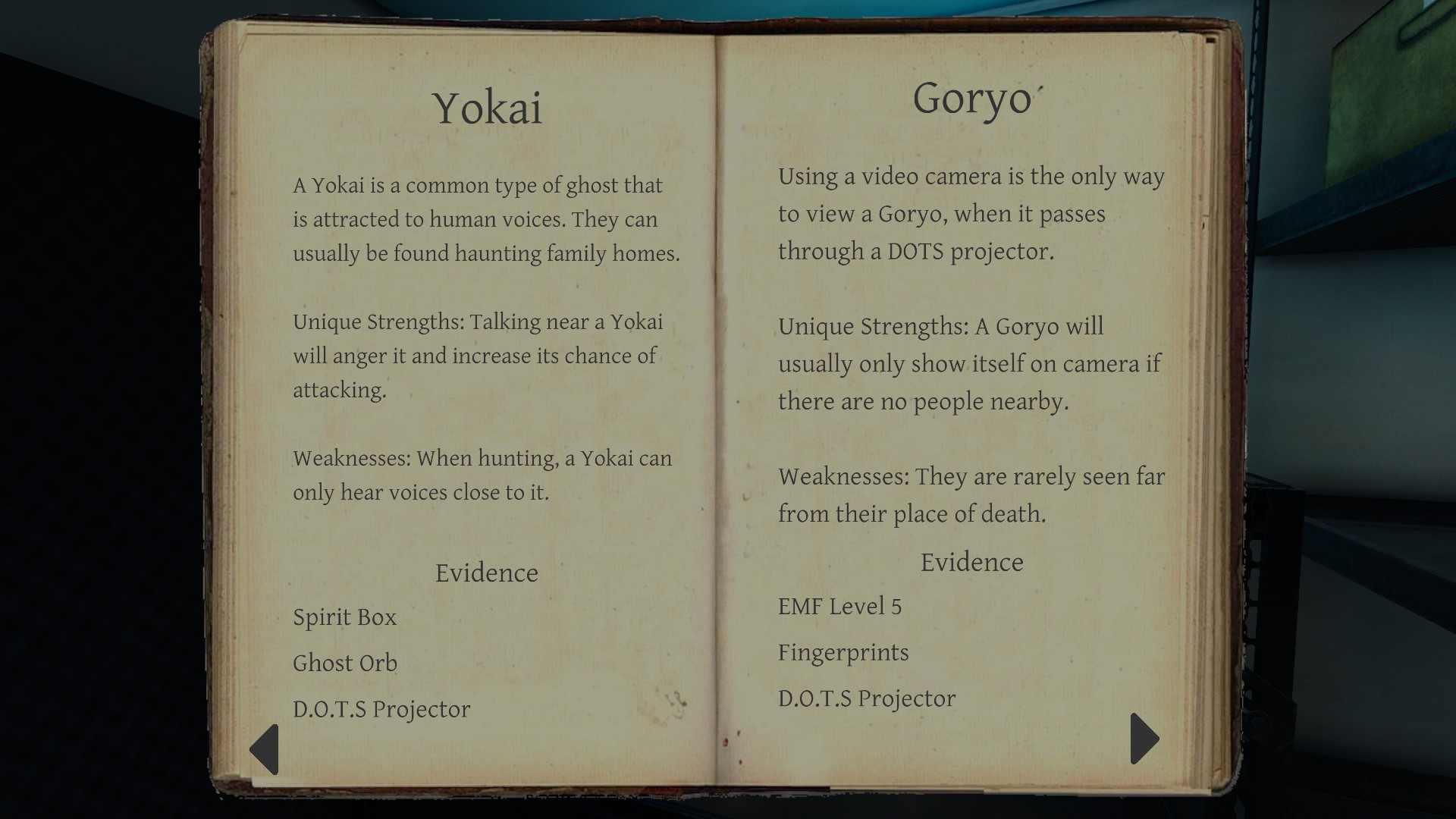 Phasmophobia List of New Ghosts in Game - All Evidence and Questions for Ghost Guide - Yokai - Goryo - 4A430CE