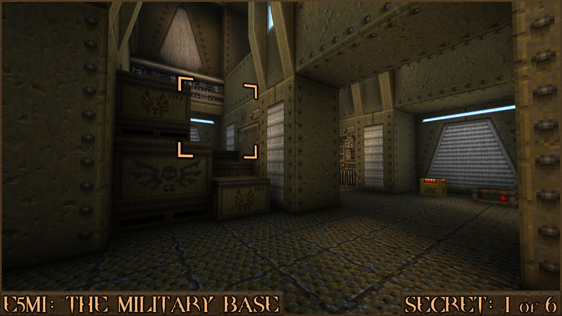 Quake Finding All Secrets in Quake Expansion pack: Dimension of the Past - E5M1: The Military Base - 31C2609