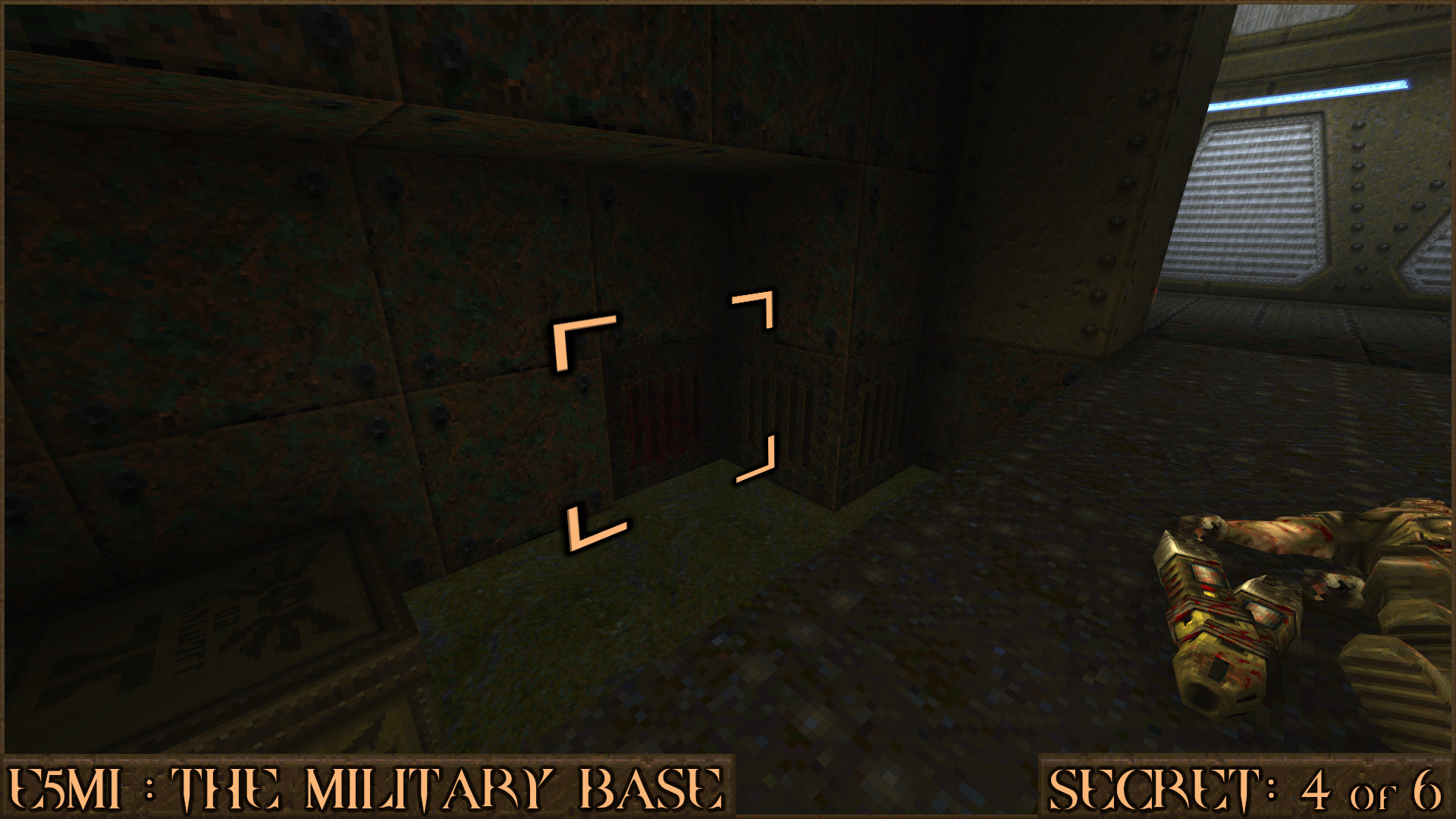 Quake Finding All Secrets in Quake Expansion pack: Dimension of the Past - E5M1: The Military Base - 9213A54