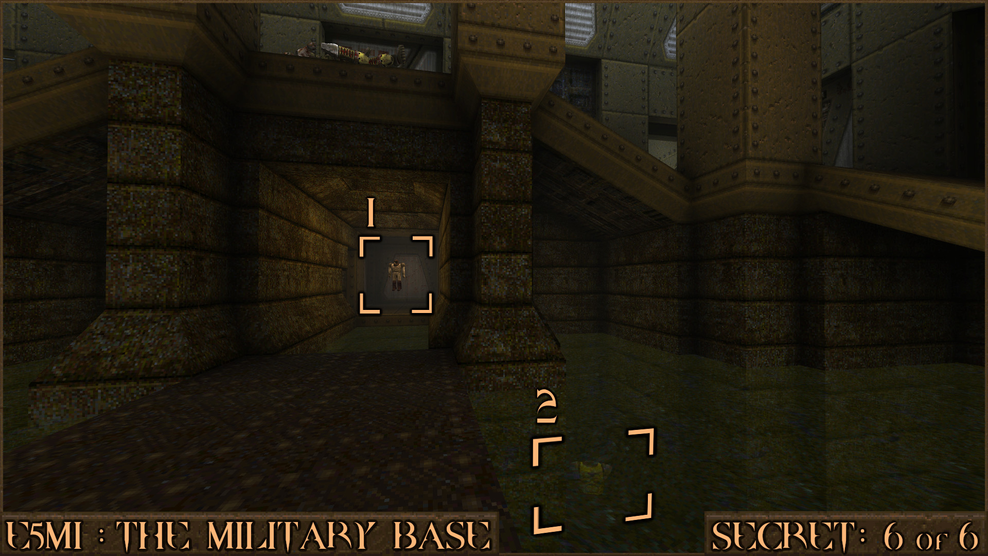 Quake Finding All Secrets in Quake Expansion pack: Dimension of the Past - E5M1: The Military Base - 9CE0C3A