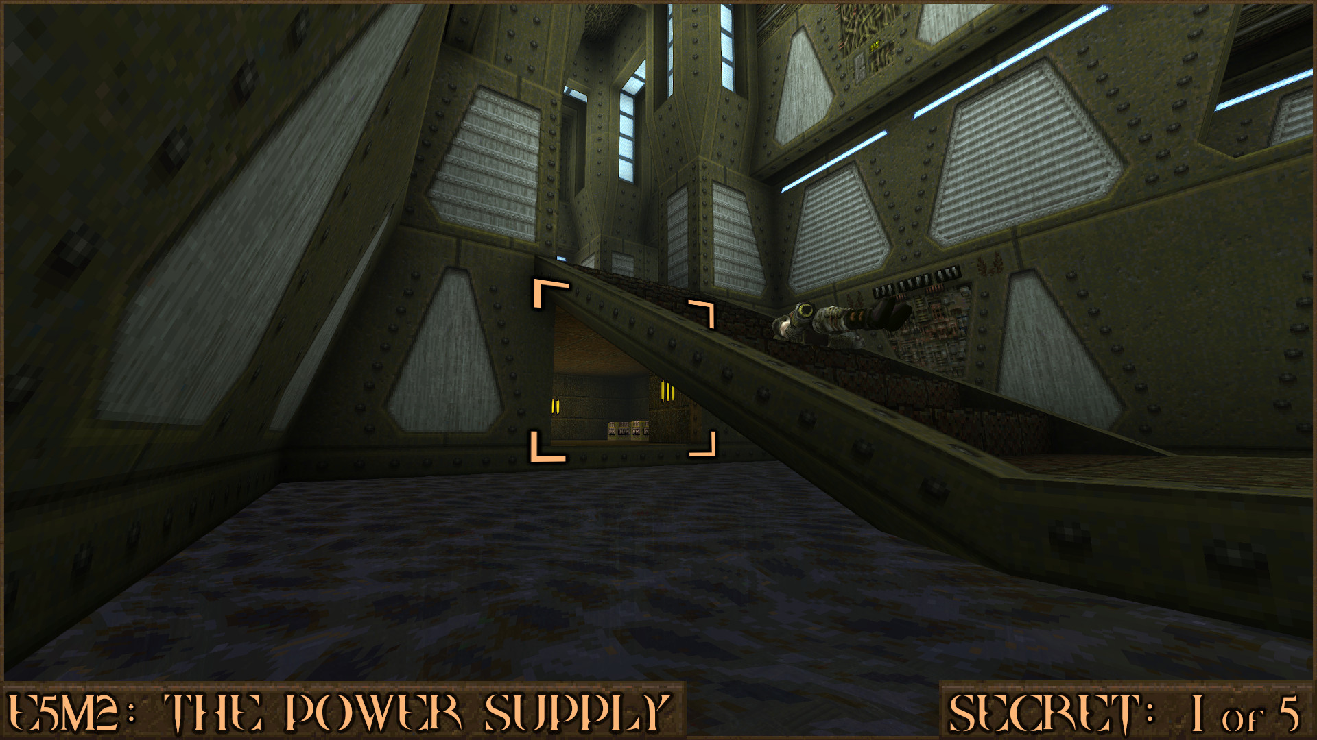Quake Finding All Secrets in Quake Expansion pack: Dimension of the Past - E5M2: The Power Supply - F3DA11A