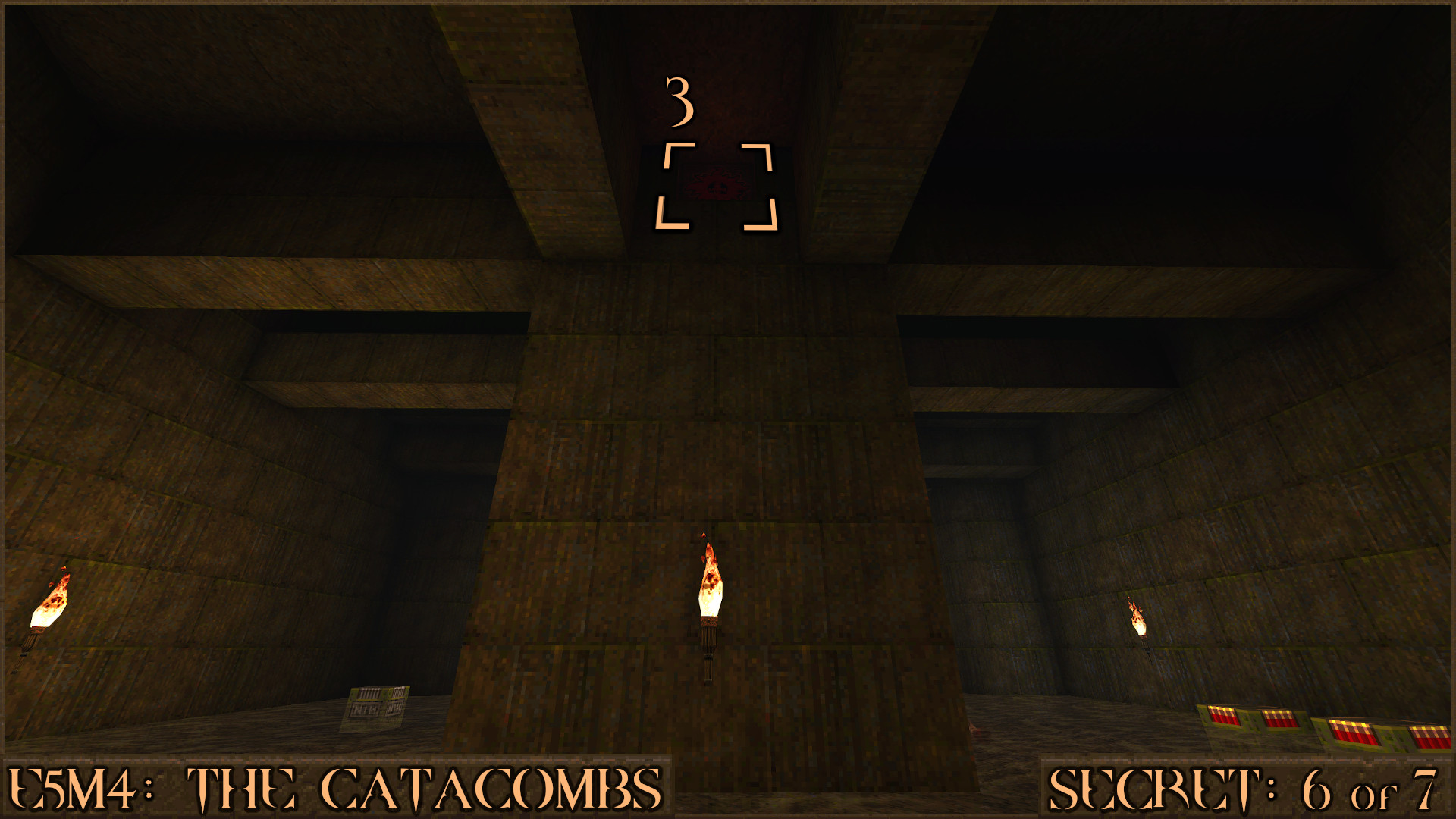 Quake Finding All Secrets in Quake Expansion pack: Dimension of the Past - E5M4: The Catacombs - 50F3E95