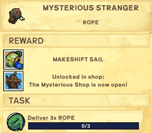 The Survivalists Walkthrough - Quest Rewards + Achievements + Shopkeepers Game Info Tips - Mysterious Stranger (Shopkeeper) - 4EF4ED9