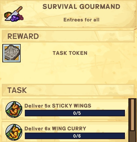 The Survivalists Walkthrough - Quest Rewards + Achievements + Shopkeepers Game Info Tips - Survival Gourmand - B676CD4