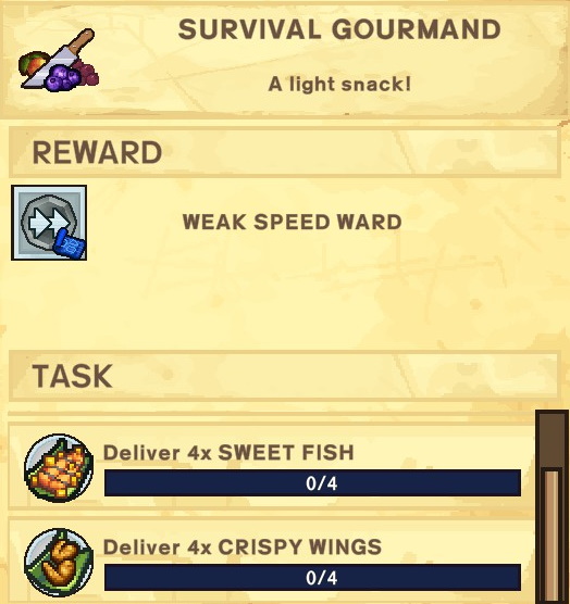 The Survivalists Walkthrough - Quest Rewards + Achievements + Shopkeepers Game Info Tips - Survival Gourmand - CC106B9