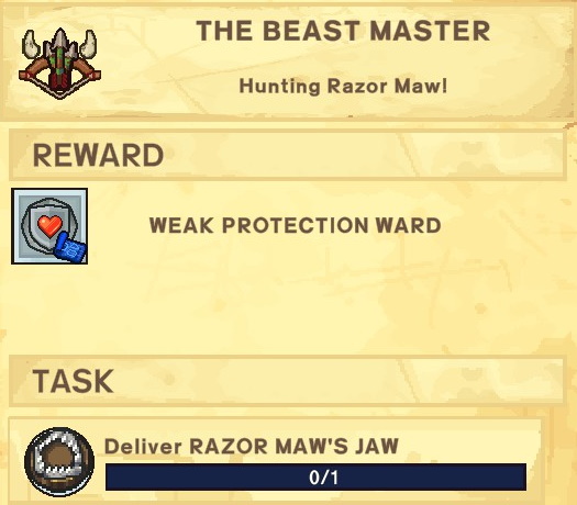 The Survivalists Walkthrough - Quest Rewards + Achievements + Shopkeepers Game Info Tips - The Beastmaster - 0C338FE