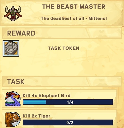 The Survivalists Walkthrough - Quest Rewards + Achievements + Shopkeepers Game Info Tips - The Beastmaster - 8213723