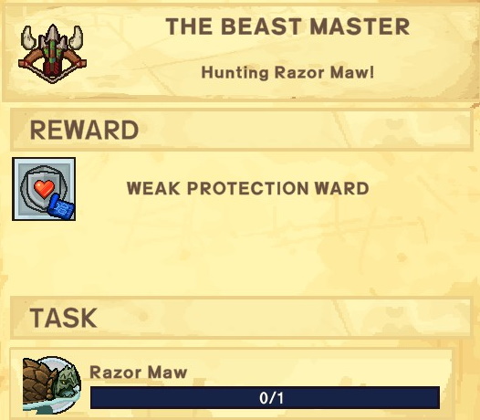 The Survivalists Walkthrough - Quest Rewards + Achievements + Shopkeepers Game Info Tips - The Beastmaster - 975E430