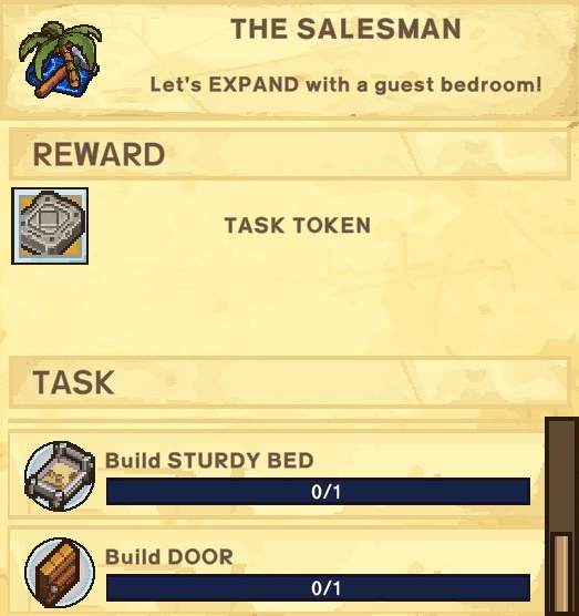 The Survivalists Walkthrough - Quest Rewards + Achievements + Shopkeepers Game Info Tips - The Salesman - 070EC0A