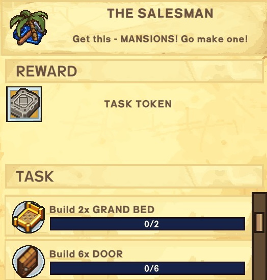 The Survivalists Walkthrough - Quest Rewards + Achievements + Shopkeepers Game Info Tips - The Salesman - 21C4AA1