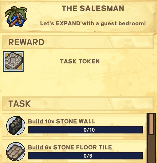 The Survivalists Walkthrough - Quest Rewards + Achievements + Shopkeepers Game Info Tips - The Salesman - 9D9C463