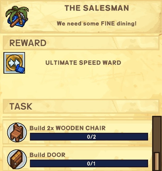 The Survivalists Walkthrough - Quest Rewards + Achievements + Shopkeepers Game Info Tips - The Salesman - A1618AC