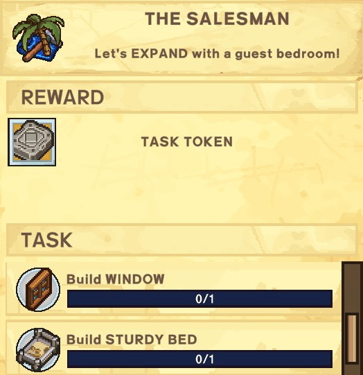 The Survivalists Walkthrough - Quest Rewards + Achievements + Shopkeepers Game Info Tips - The Salesman - B727494