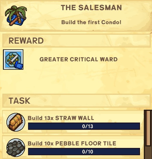The Survivalists Walkthrough - Quest Rewards + Achievements + Shopkeepers Game Info Tips - The Salesman - E3584C7