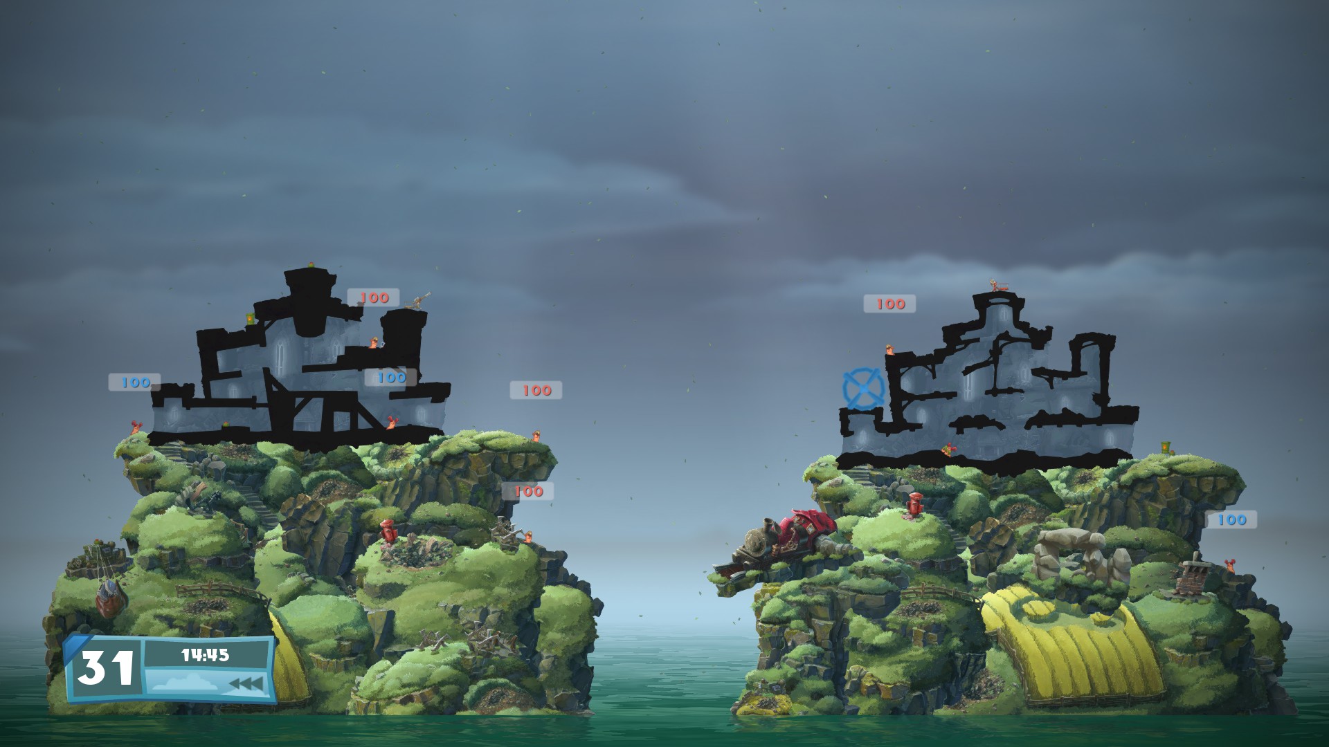 Worms W.M.D Best Seeds in 2021 - Best Map in Game - Fort like