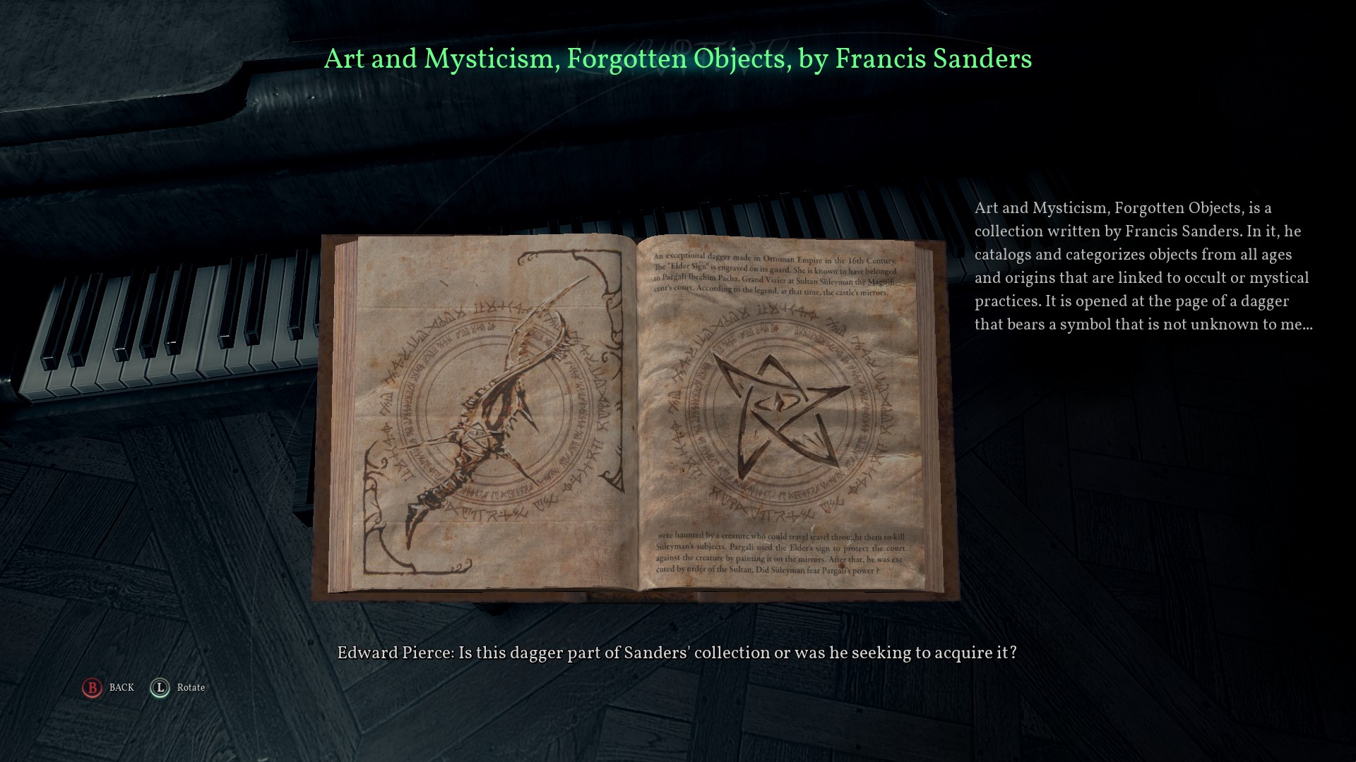 Call of Cthulhu Detailed Information About R’lyehian (Cthuvian) Texts and Inscriptions Guide - Book: Art and Mysticism, Forgotten Objects, by Francis Sanders - B39D261