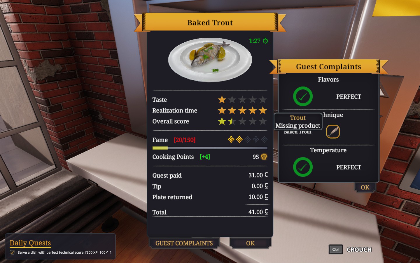Cooking Simulator Best Mechanics in Career Mode + Get More Points - Cooking process - FCF7232