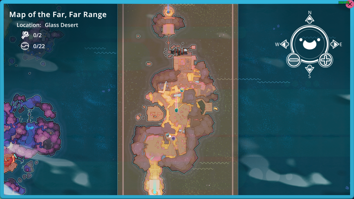 Slime Rancher All Map for All Gordo Locations + Loot Guide - Glass Desert(Dervish,Tangle and Mosaic Gordo) - 424B354