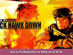 Delta Force: Black Hawk Down How to Fix Resolution to 1080p Up to 2K & 4K Quality 1 - steamsplay.com