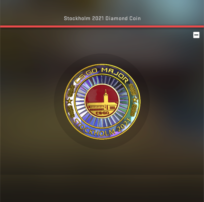 Counter-Strike: Global Offensive Complete Overview for PGL Stockholm 2021 Major - CSGO Event - Pick'em Coin - BA8191D