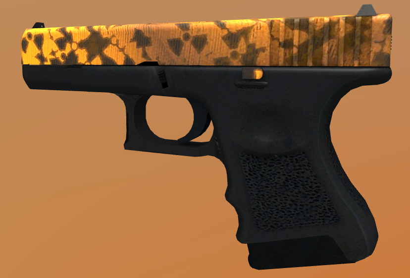 Counter-Strike: Global Offensive Useful Tricks + Recoil Pattern for Glock Reactor CSGO - Effect of the wears - 137D423