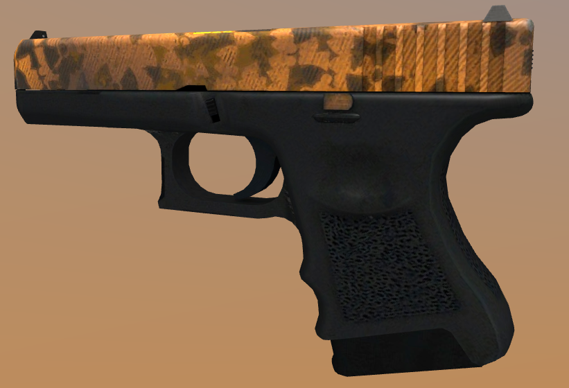 Counter-Strike: Global Offensive Useful Tricks + Recoil Pattern for Glock Reactor CSGO - Effect of the wears - A652FAF