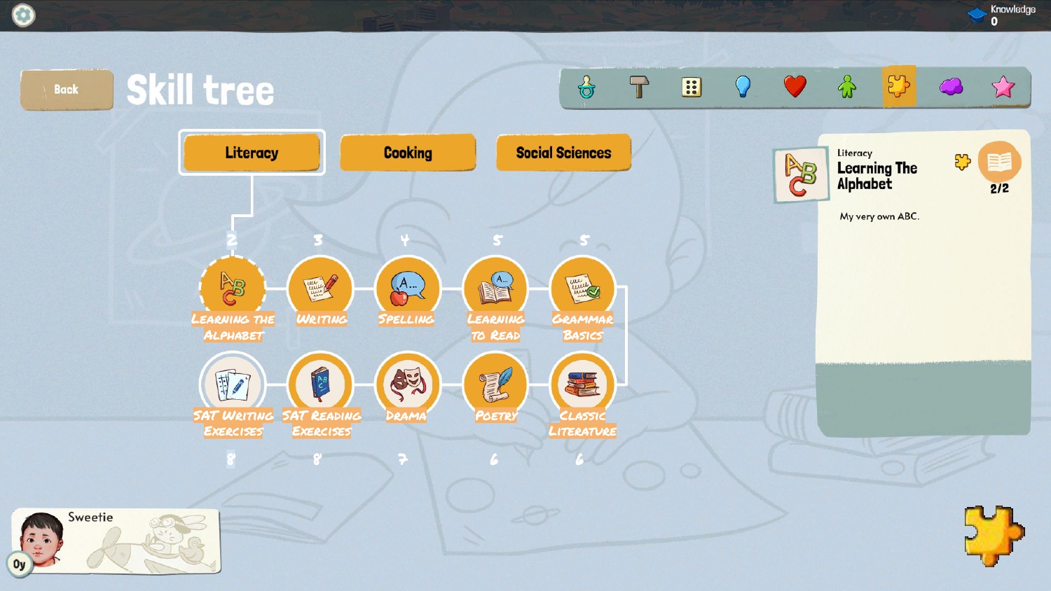 Growing Up All Characters Gameplay & Skill Tree - Walkthrough - Skill Trees - 2669536