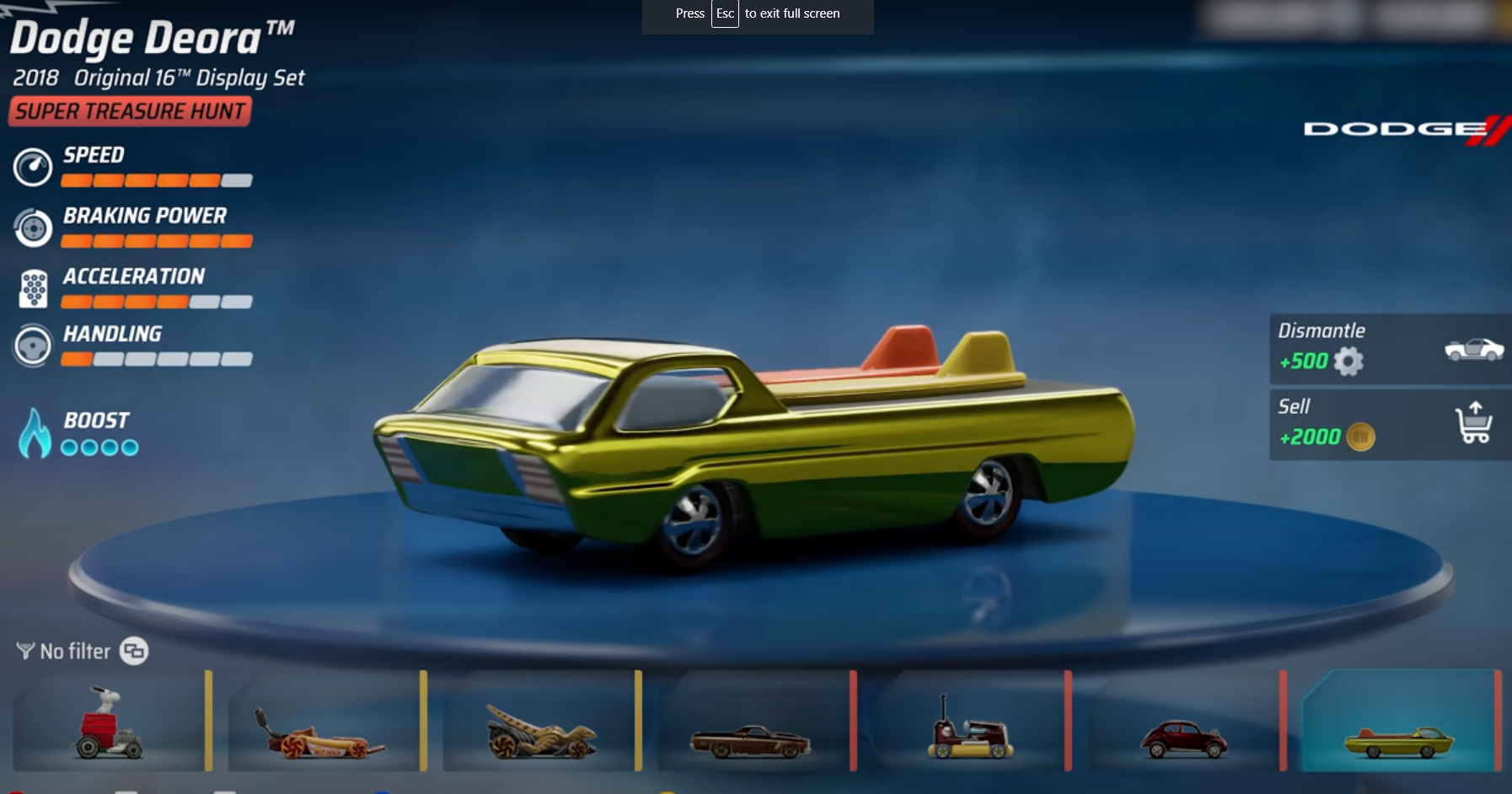 HOT WHEELS UNLEASHED™ How to Unlock Dodge Deora Tips - Unlocking and Obtaining Deora - 66B6B08