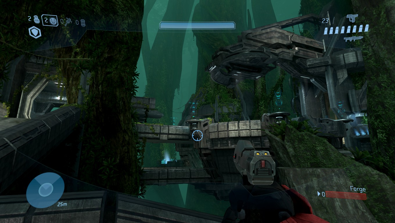 Halo: The Master Chief Collection Basic Crosshair Weapon Guide - Lowered Crosshair - E165B8B