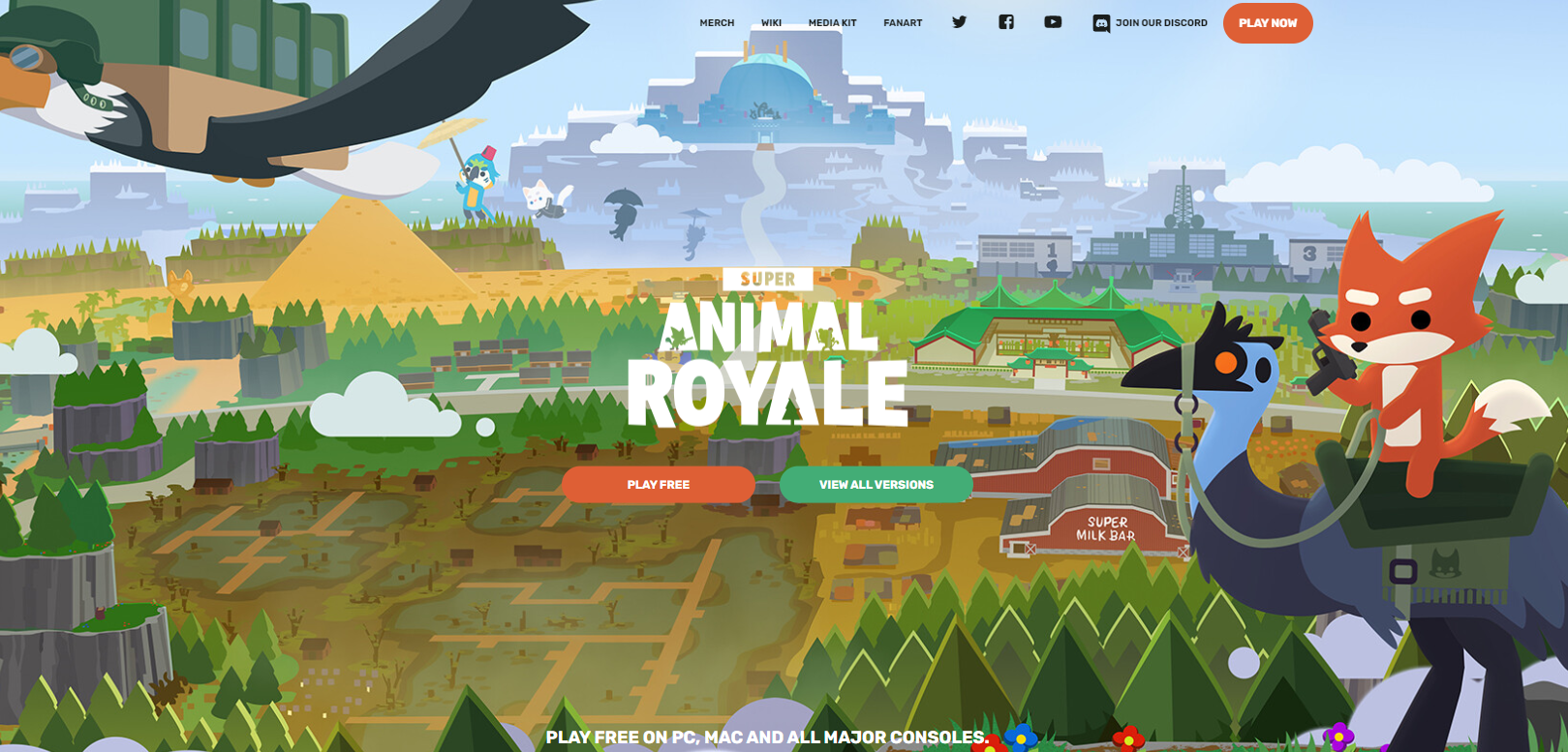 Super Animal Royale How to Get Blue Hoodie + Free Coupon Code - Head to the Official Super Animal Royale Website - 43084F8