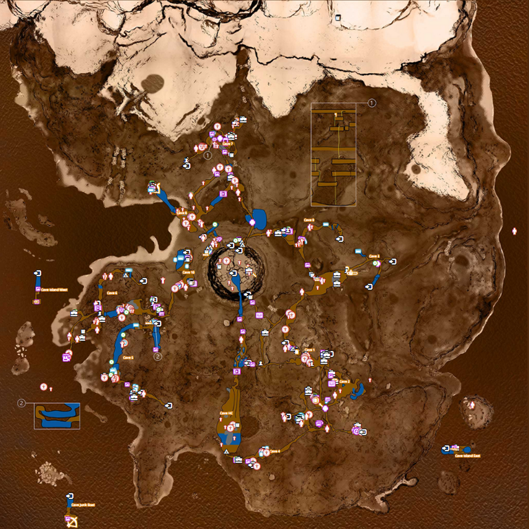 The Forest Full Map Overview - #3 - Caves map - 0790926