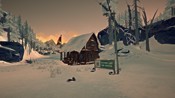 The Long Dark Best Place/Spot to Survive in Game - 1Place- Administration of the camp site. - FEEE10F