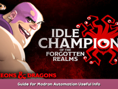 Idle Champions of the Forgotten Realms Guide for Modron Automation Useful Info 1 - steamsplay.com