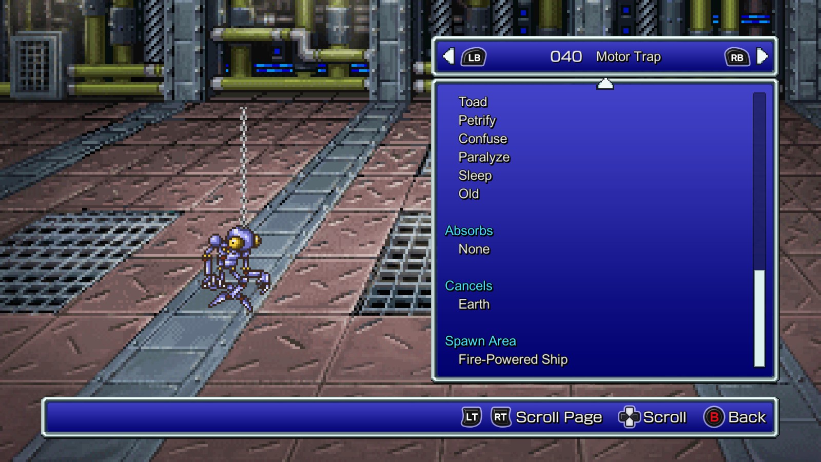 FINAL FANTASY V Blue Mage Spells + All Collection Points - Blue Mage spells (in order of their earliest appearance) - C80153C