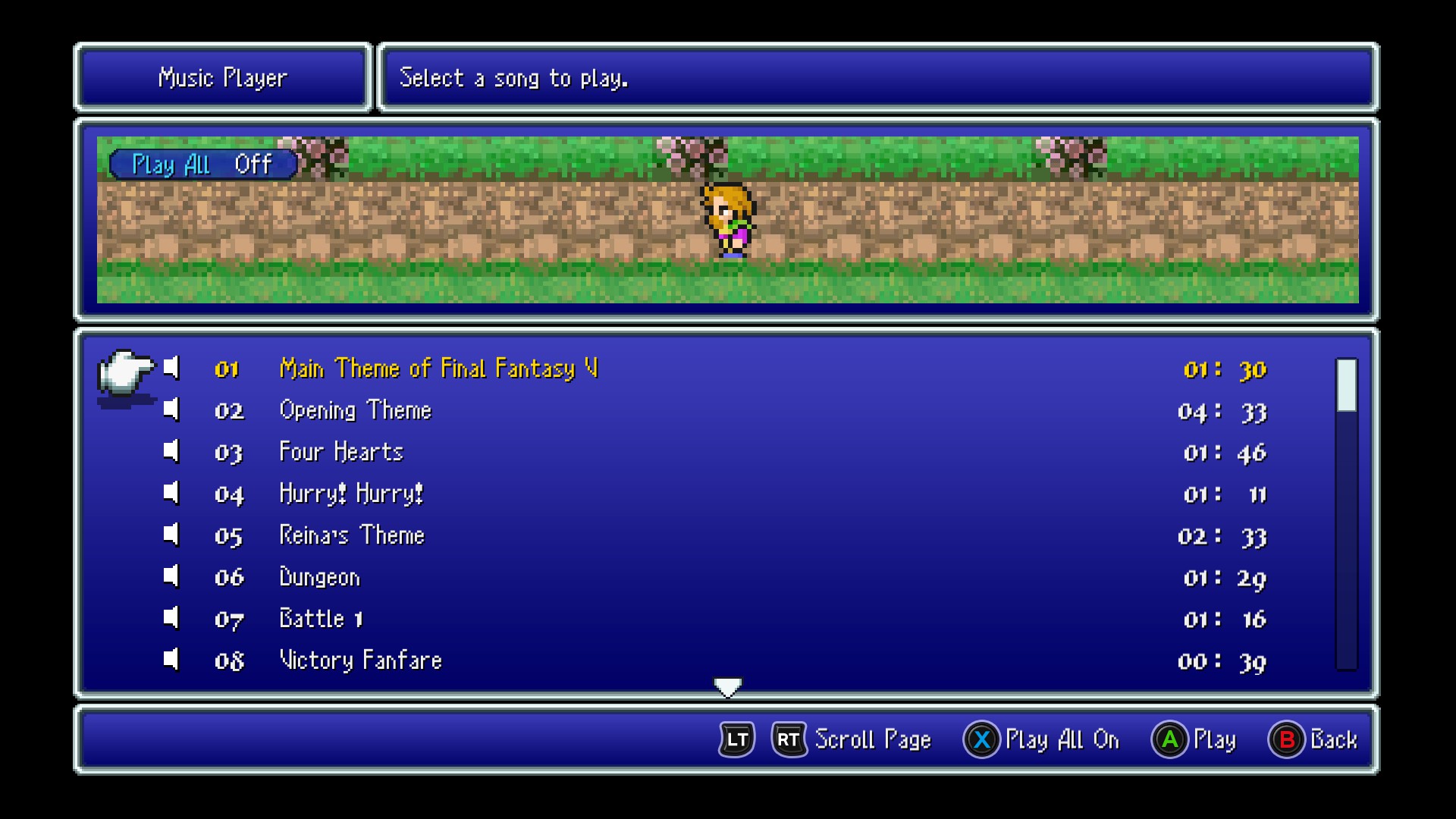 FINAL FANTASY V Replacement Default Font Comparison - Final Fantasy III DS Font - E8BB030