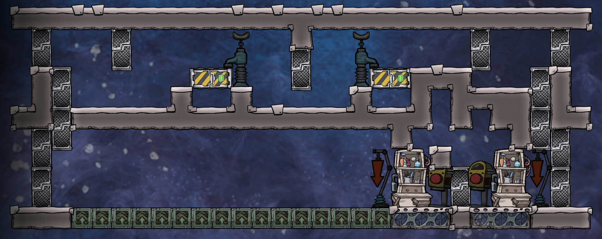 Oxygen Not Included Automated Divergent Ranches - Objectives + Statistics - - Early Ranching - Zero Automation - 0EA27E5