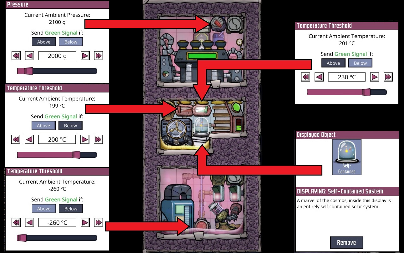 Oxygen Not Included Liquid Hydrogen Room + Building Layout - Overview Guide - Sensors and Gates - F7F9D4A