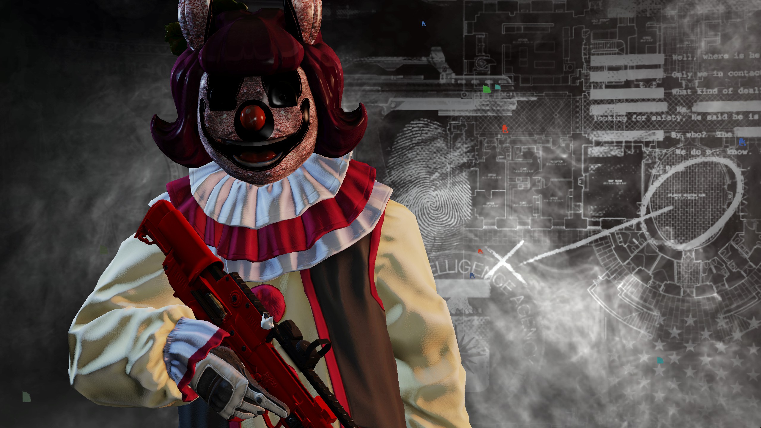 PAYDAY 2 All clown Mask in Payday 2 - Preview - 39F6C43