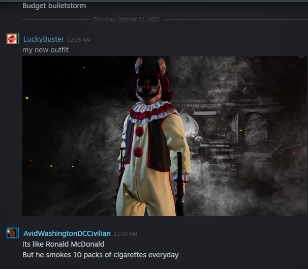 PAYDAY 2 All clown Mask in Payday 2 - Reactions - 8346314