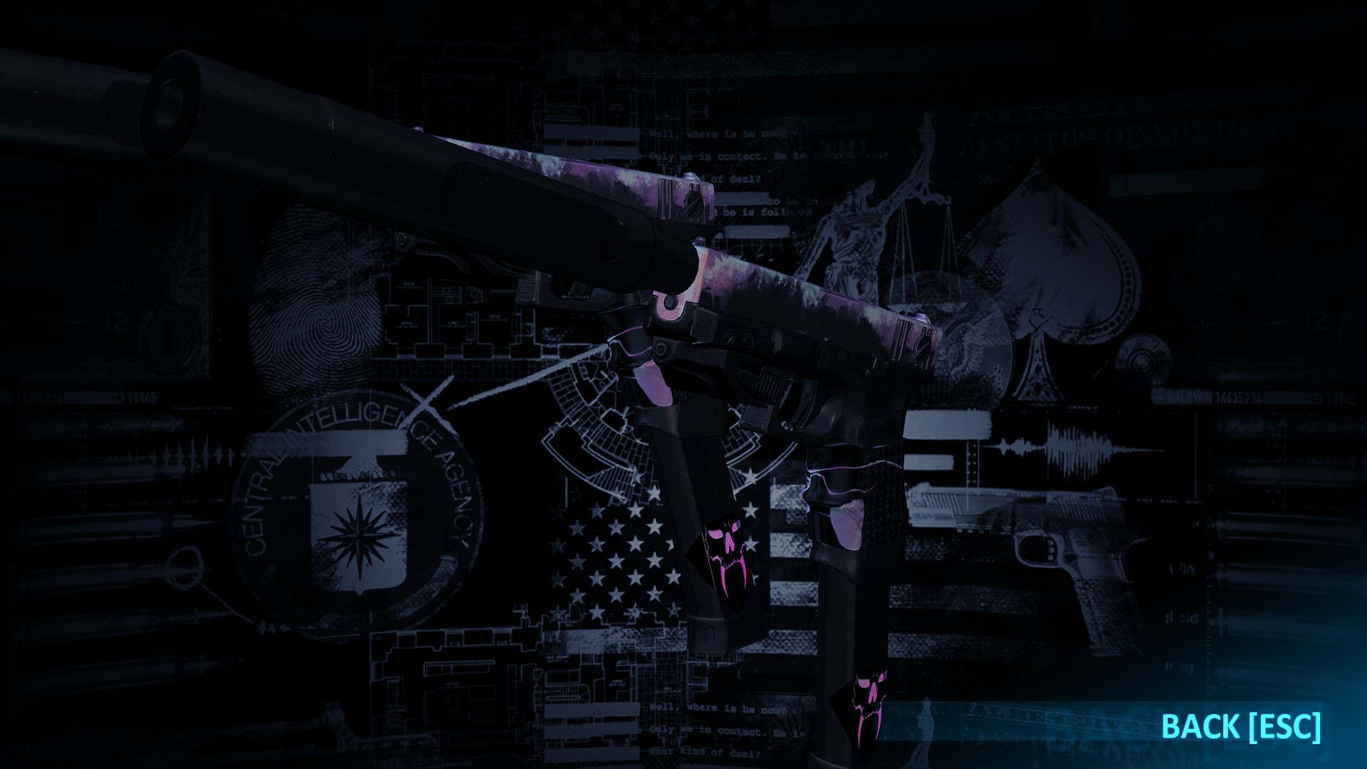 PAYDAY 2 Best Build for Sicario - Weapon Attachments - Sicario 3 pistols - DA9D1BE
