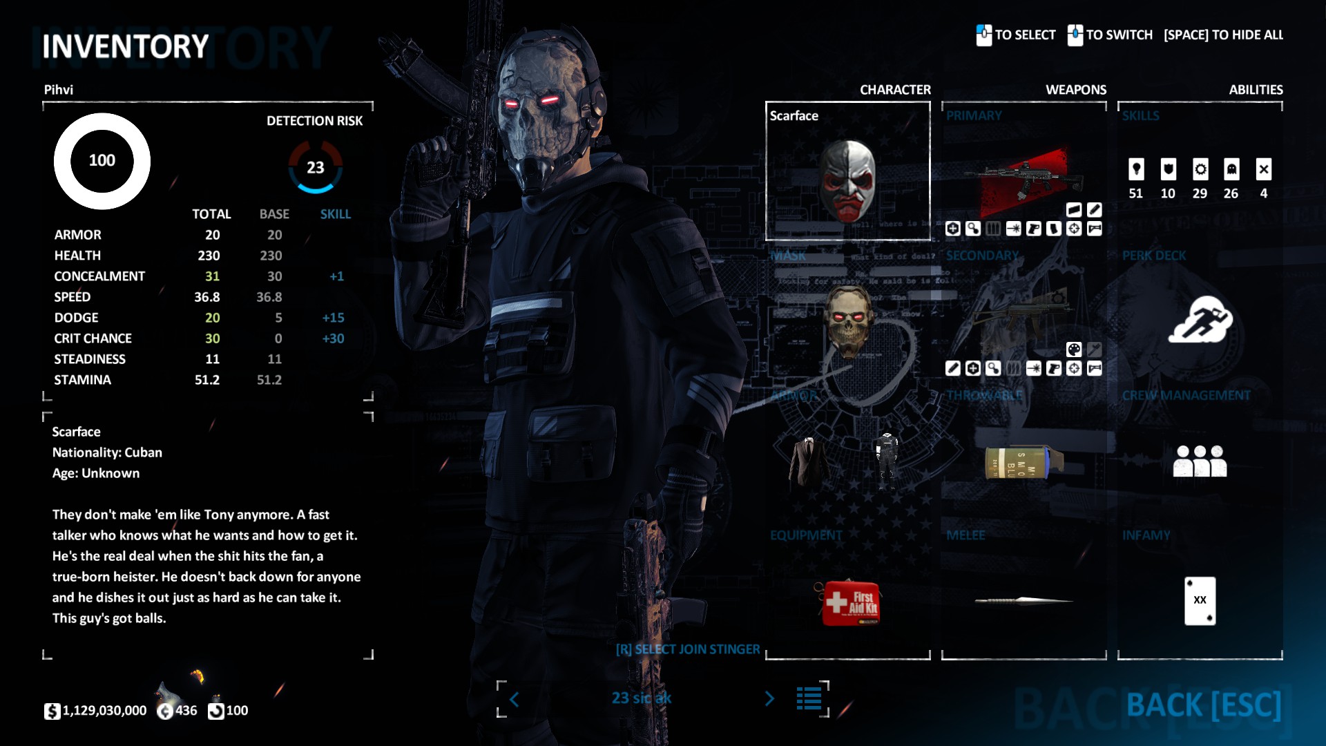 PAYDAY 2 Best Build for Sicario - Weapon Attachments - Sicario Double AK - E723EF4