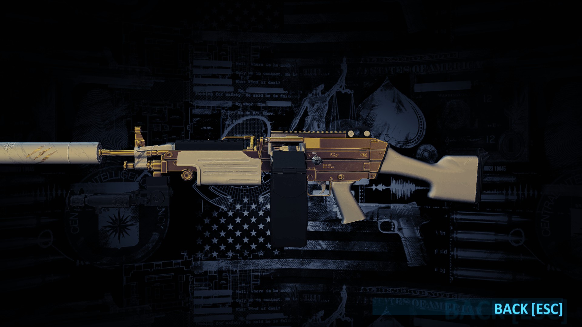 PAYDAY 2 Best Build for Sicario - Weapon Attachments - Sicario Lmg + Spoon - C4A5568