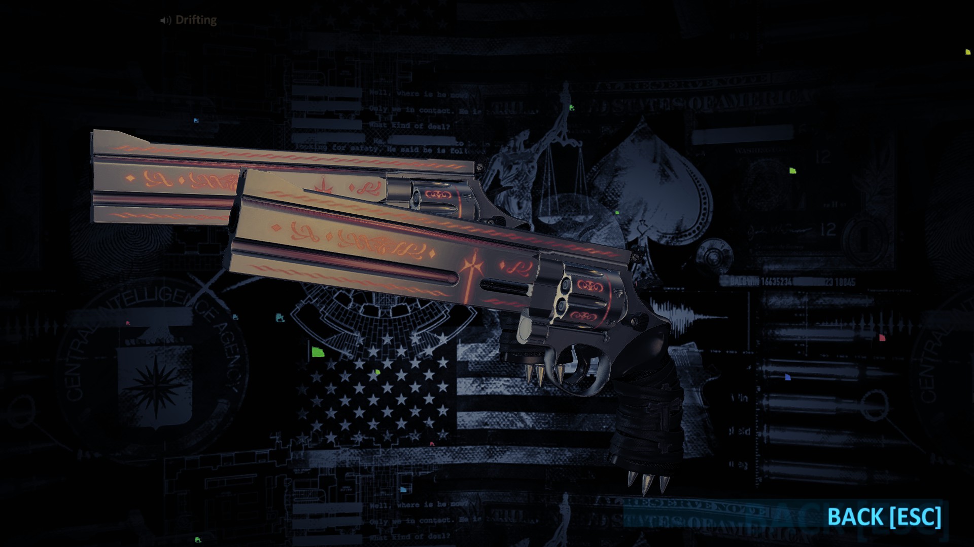 PAYDAY 2 Best Build for Sicario - Weapon Attachments - Sicario Triple Revolvers - 79D079C