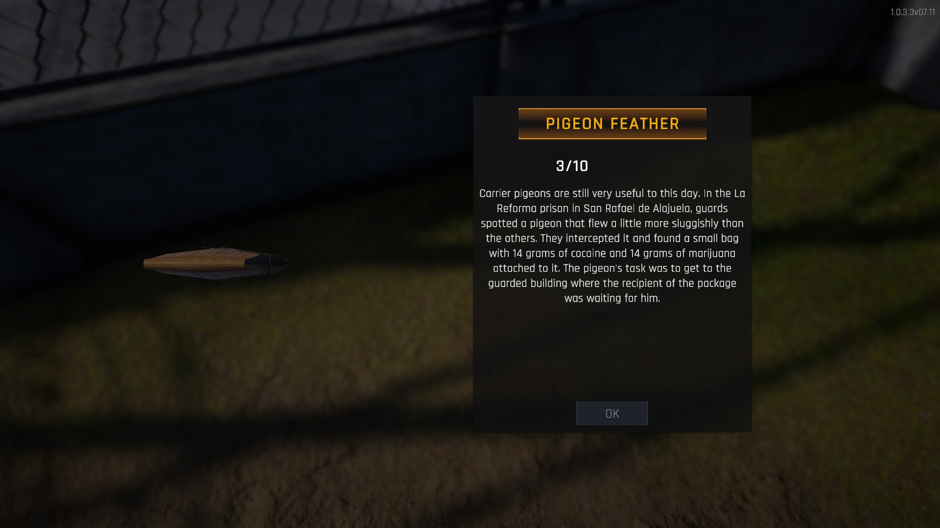 Prison Simulator How to Get All Collectible Items in Game - 3 - Pigeon Feather - 8F2BC7C